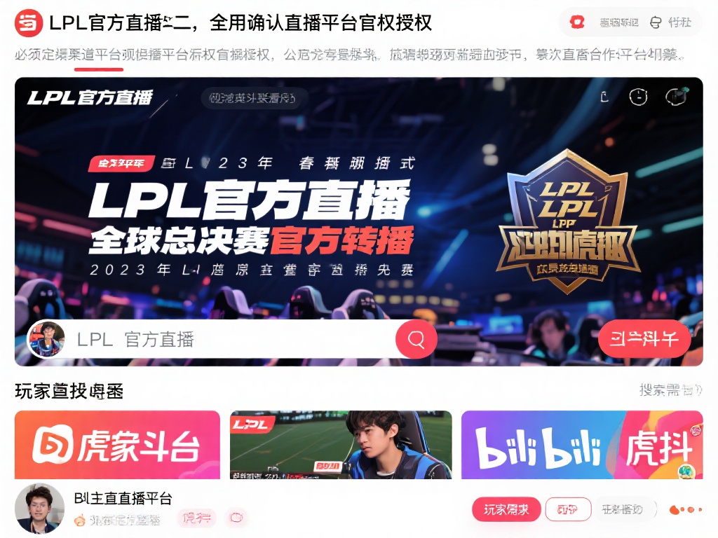 英雄联盟官方直播免费观看平台有哪些？